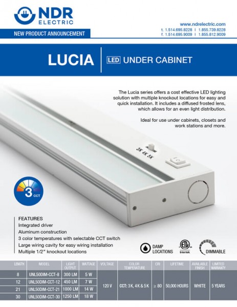 Sell Sheets: Lucia