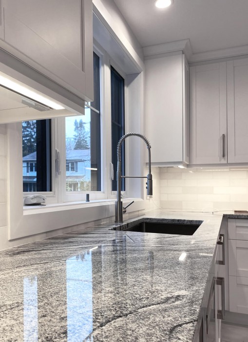 Lucia CCT: Kitchen in Montreal, Quebec. Private residence.
