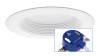 white / white baffle finish
