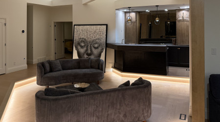 Pinnacle 360 Series: Toe kick application. Private residence, Canada.