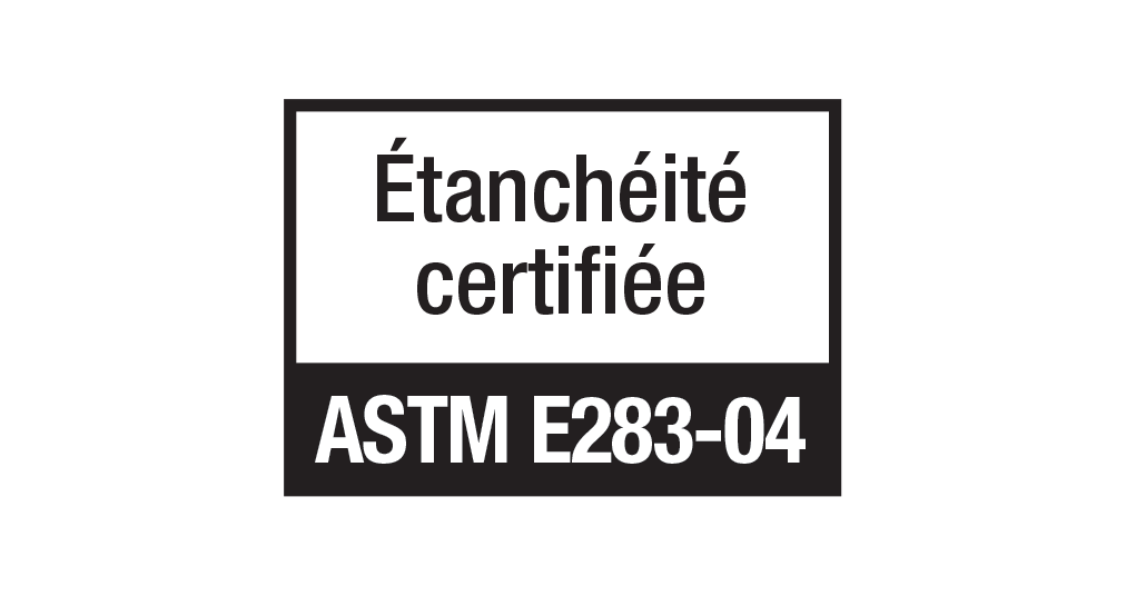 ASTM (E283-04) rating icon